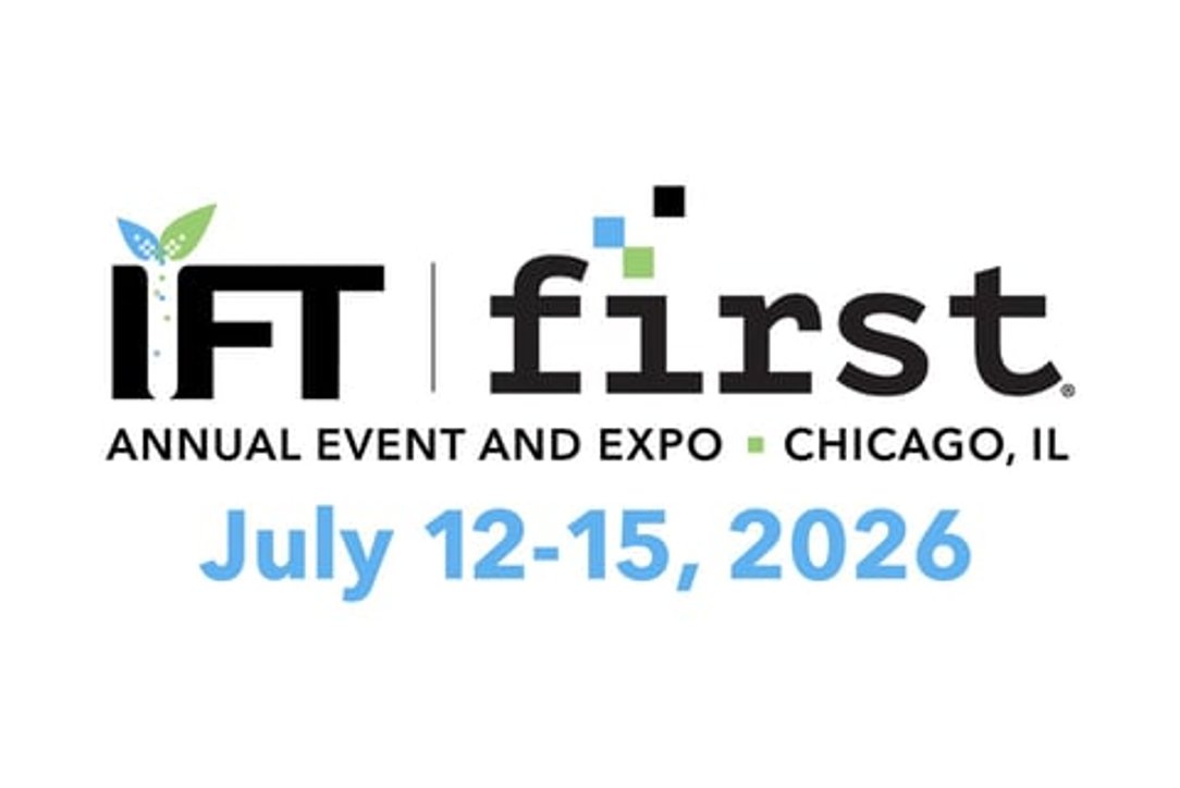 IFT FIRST 2026 banner with Flavor House booth information